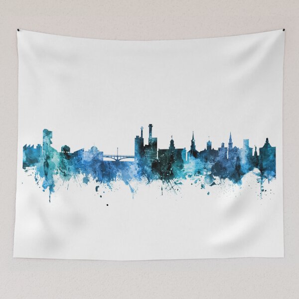 Artikelvorschau, Iowa City Iowa Skyline entworfen und verkauft von ArtPrints.