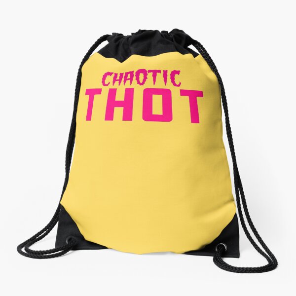 Chaotic Thot v4 Drawstring Bag