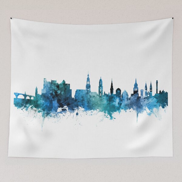 Item preview, Heidelberg Germany Skyline designed and sold by ArtPrints.