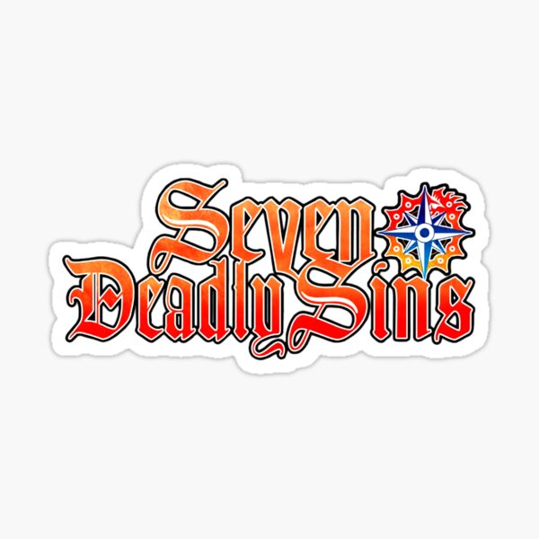 SEVEN DEADLY SINS - LOGO Sticker