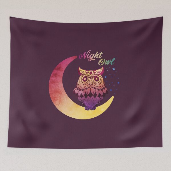 Item preview, Night Owl Moon designed and sold by BoreeDome.