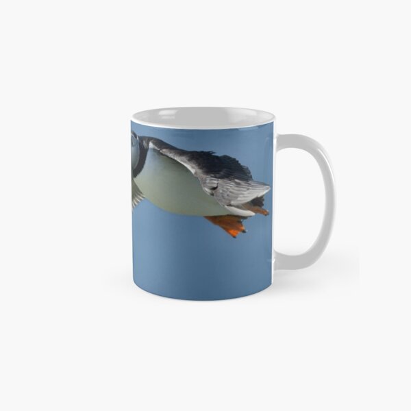 Puffin in Flight Classic Mug