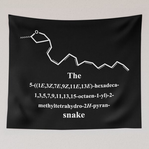 Item preview, funny snake - IUPAC - chemistry - white designed and sold by Marcel Wirth.