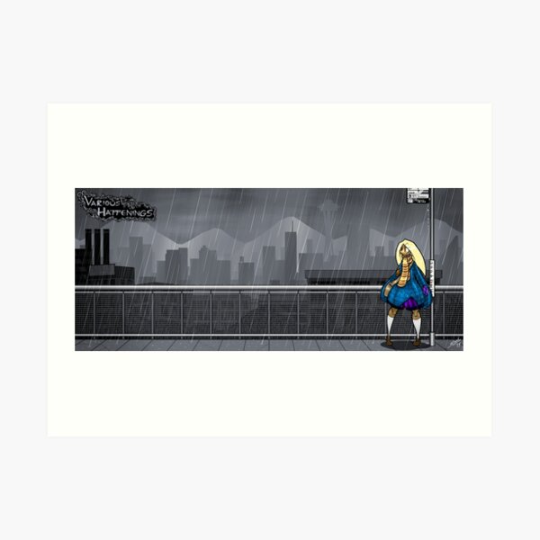 Various Happenings - Cass at Alki Point Art Print