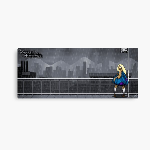 Various Happenings - Cass at Alki Point Canvas Print