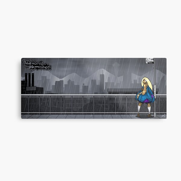 Various Happenings - Cass at Alki Point Metal Print