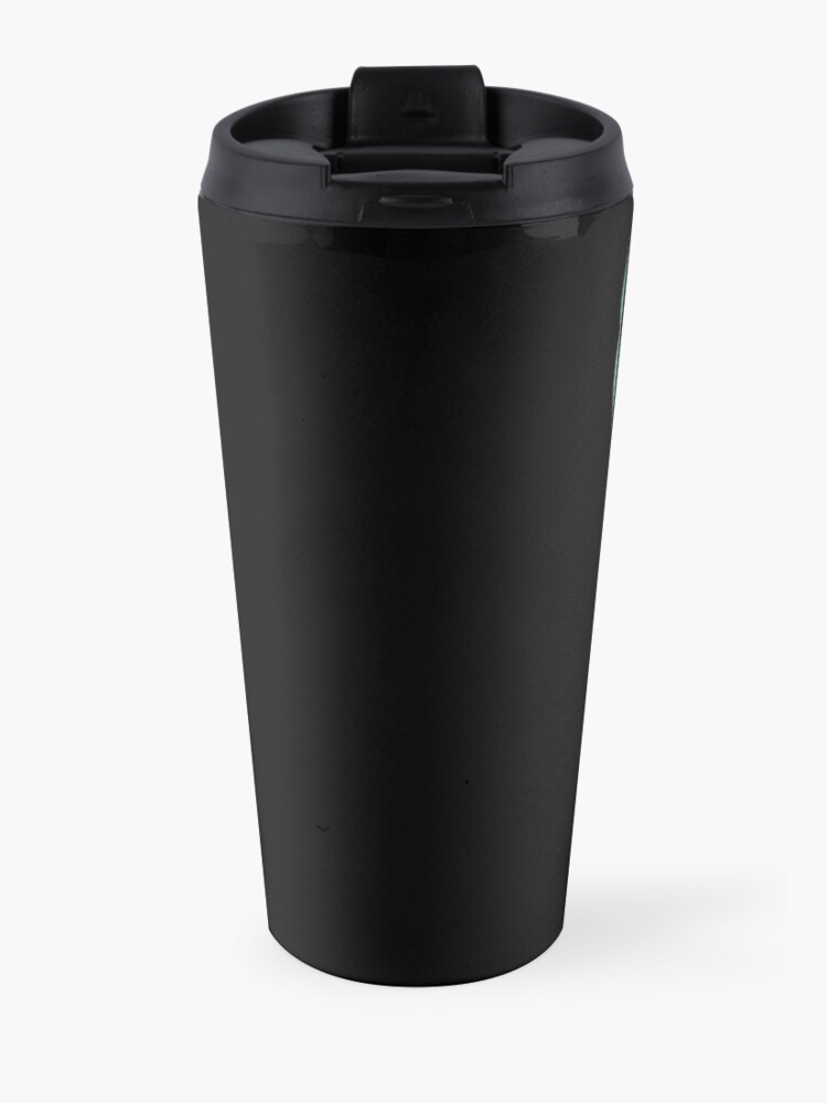 Alternate view of Cat full of coffee Travel Mug
