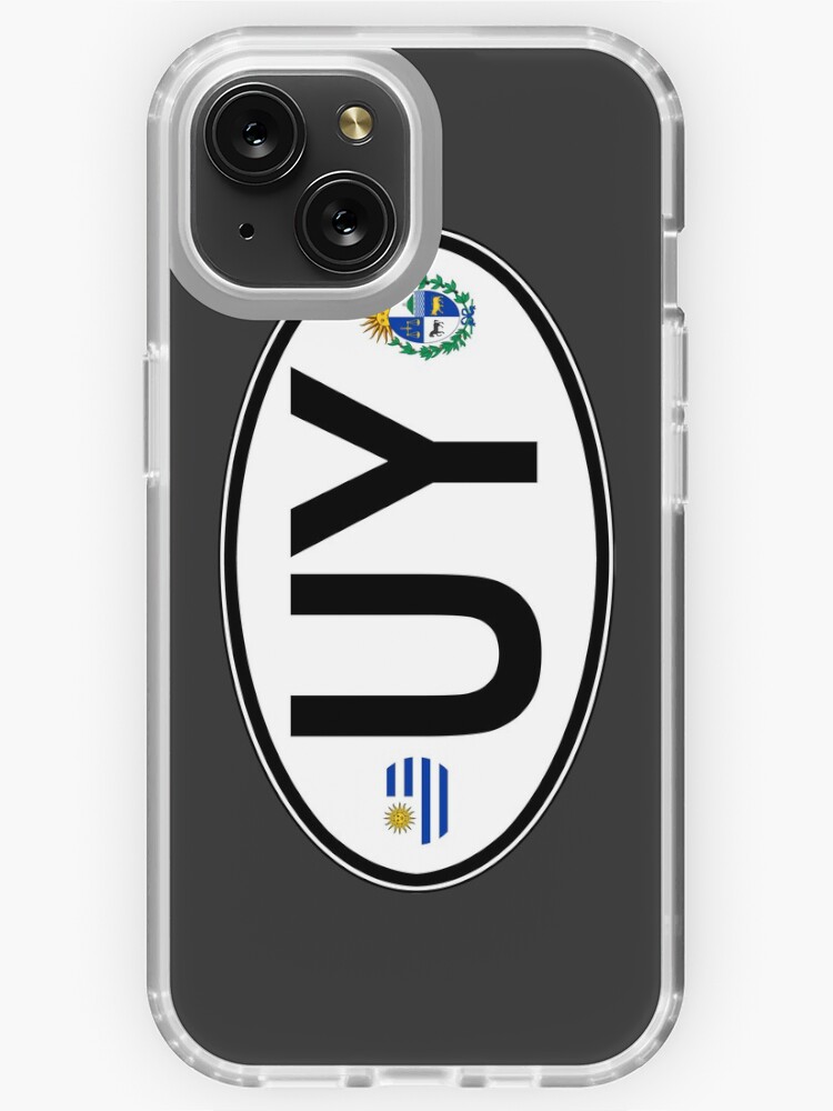 Uruguay Oval Country Code Decal&quot; iPhone Case for Sale by rogue 