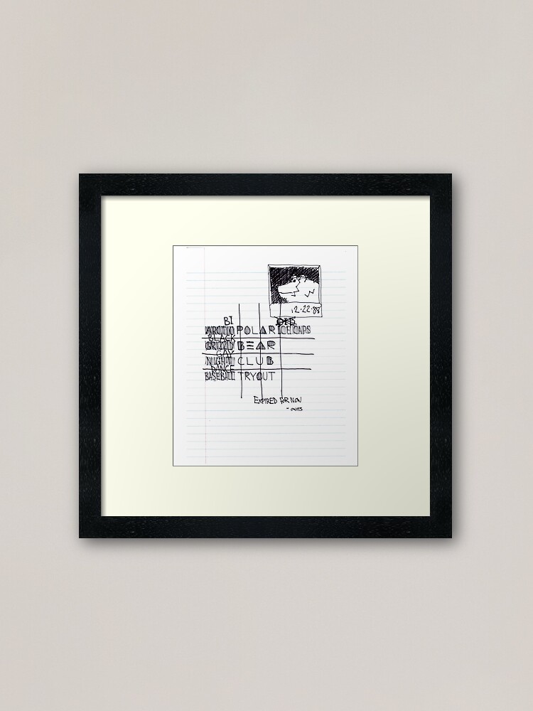 Alternate view of Bipolar Framed Art Print