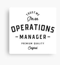 Operations Manager Canvas Print