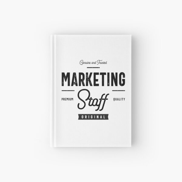 Marketing Staff Hardcover Journal
