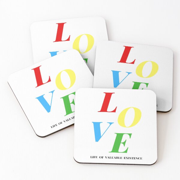 Item preview, LOVE - Life Of Valuable Existence designed and sold by 4wordsmovement.