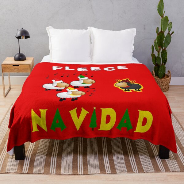 Item preview, Fleece Navidad Festive Choir - Black Sheep Glow Joy designed and sold by 4wordsmovement.