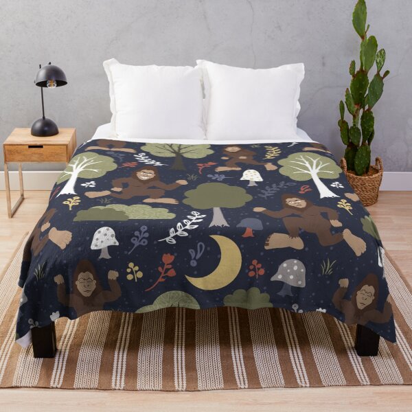 Item preview, Sasquatch Midnight Forest designed and sold by JannaSalak.