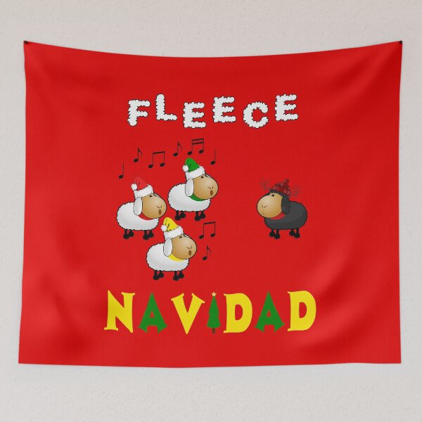 Item preview, Fleece Navidad Choir designed and sold by 4wordsmovement.
