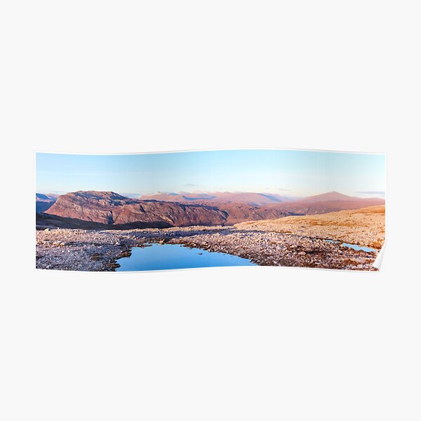Panorama Over Kinlochewe Poster
