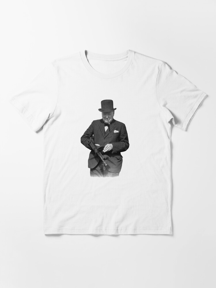 appease jury Specimen Winston Churchill holding a "Tommy" Gun" T-shirt for Sale by BERGULATOR |  Redbubble | winston churchill t-shirts - tomy gun t-shirts - machine gun t- shirts