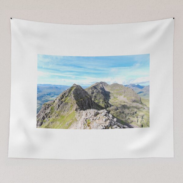 Item preview, Summer on the Am Fasarinen Pinnacles, Liathach designed and sold by ScotLandscapes.