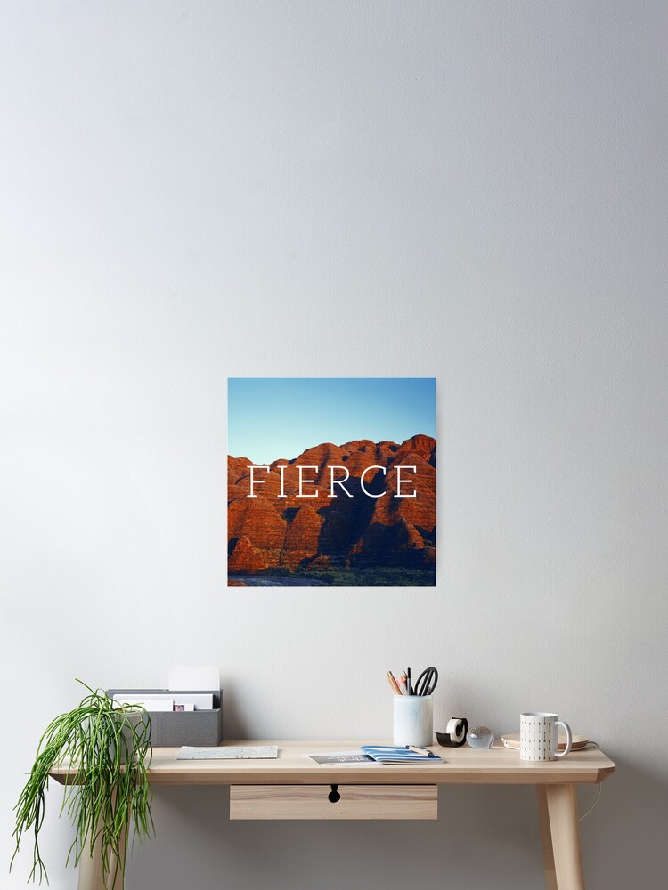Thumbnail 2 of 3, Poster, Fierce - Style 18 designed and sold by SpacemanSam13.