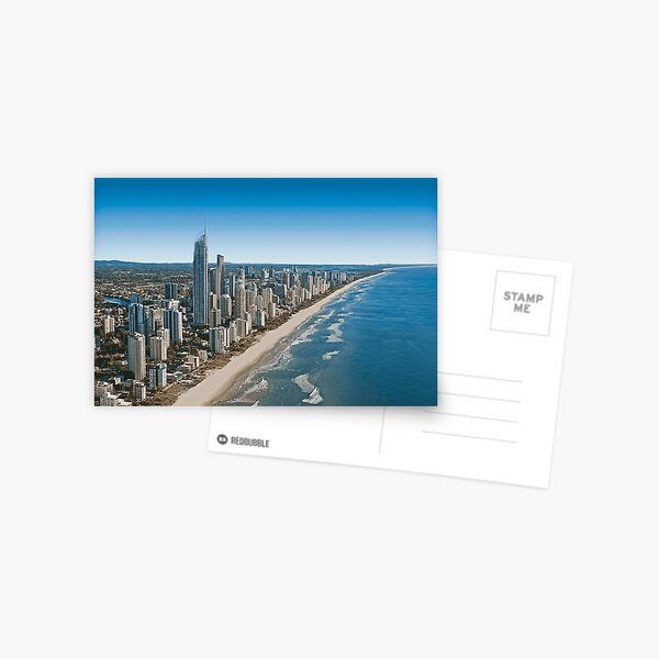 Item preview, Surfers Paradise, Gold Coast, Australia Coastline designed and sold by Claireandrewss.