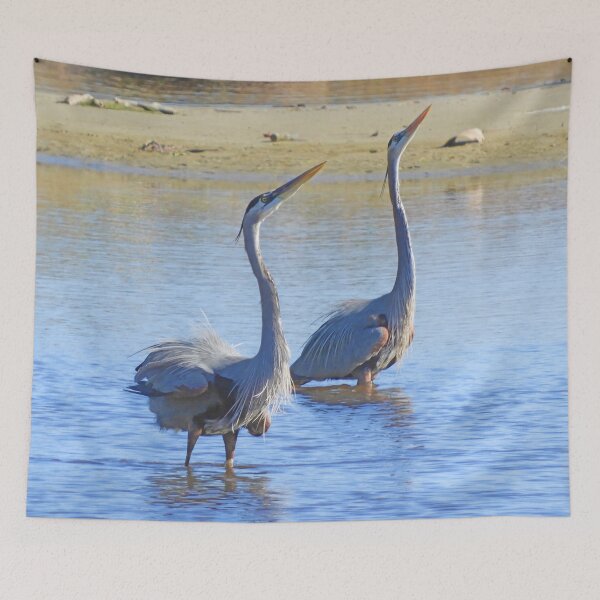 Item preview, Great Blue Heron Dance designed and sold by KnutsonKr8tions.