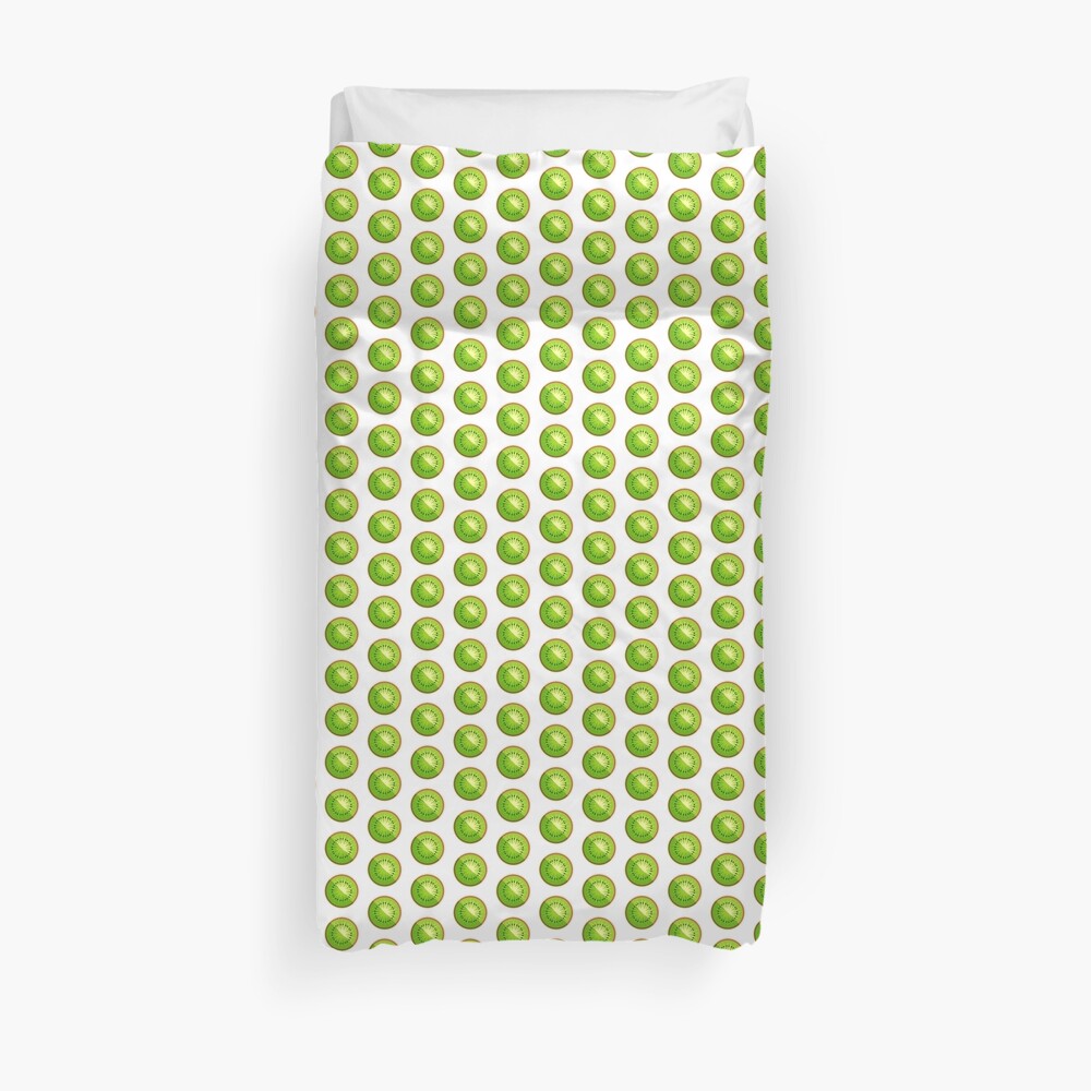 Kiwi Fruit Slice Duvet Cover