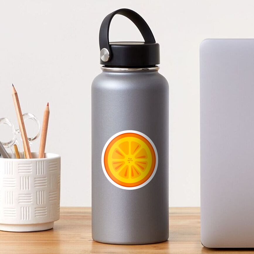 Orange Fruit Slice Sticker