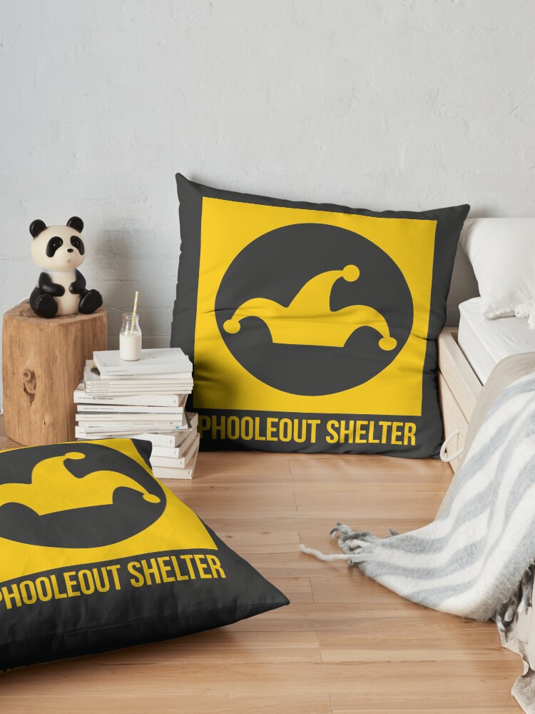 Alternate view of PhooleOut Shelter Sign by Anna Haim Floor Pillow