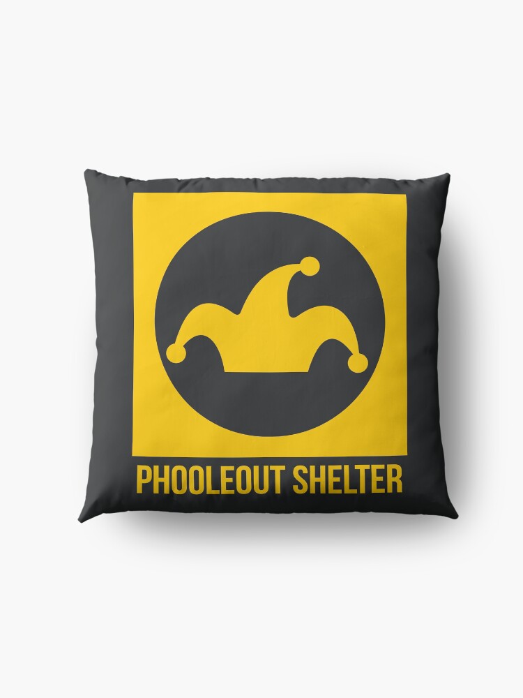 Alternate view of PhooleOut Shelter Sign by Anna Haim Floor Pillow