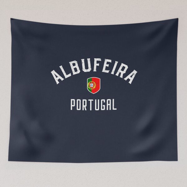 Aperçu de l'œuvre Albufeira Portugal - Portuguese Flag Albufeira Design créée et vendue par dk80.