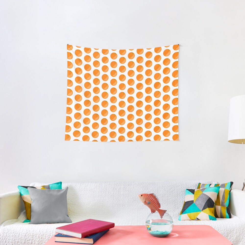 Orange Fruit Tapestry