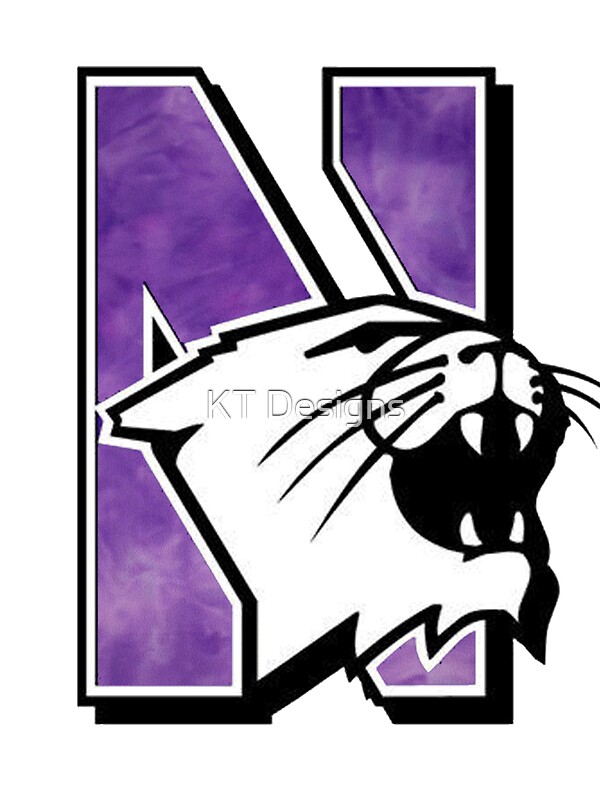 "Northwestern Logo" Stickers by Kt Farello Designs | Redbubble