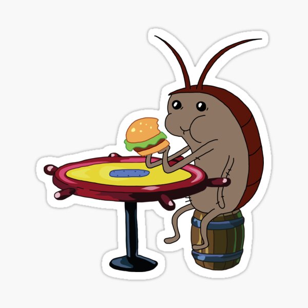 HD Spongebob bug Sticker