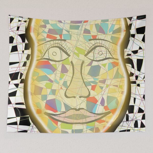 Item preview, Portrait of Futuristic Woman designed and sold by ReplyGirl.