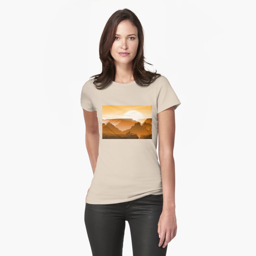 Item preview, Fitted T-Shirt designed and sold by itsmidnight.