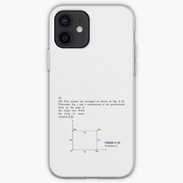 Physics Problem, Gravitation iPhone Soft Case