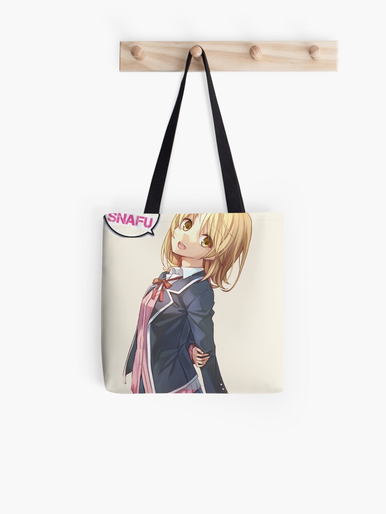 my teen romantic comedy snafu isshiki iroha tote bag by benha redbubble my teen romantic comedy snafu isshiki iroha tote bag by benha redbubble