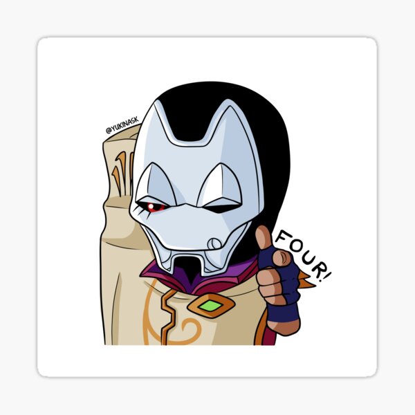 Jhin Die virtuose Liga der Legenden Sticker