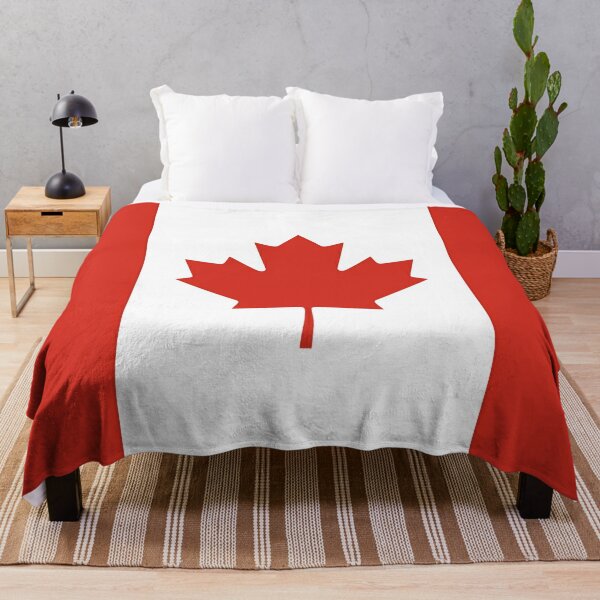 Details about   Canada Canadian Flag 50x60 Polar Fleece Blanket Throw Hockey Stadium New 