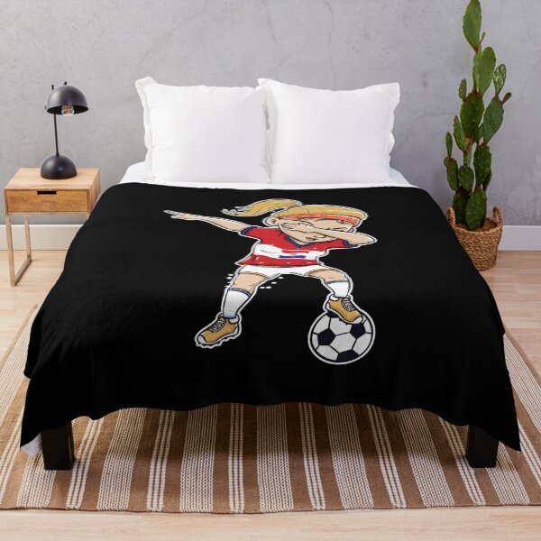 Artikelvorschau, Dabbing Soccer Player Funny Croatia Fan product girl entworfen und verkauft von Pummli.