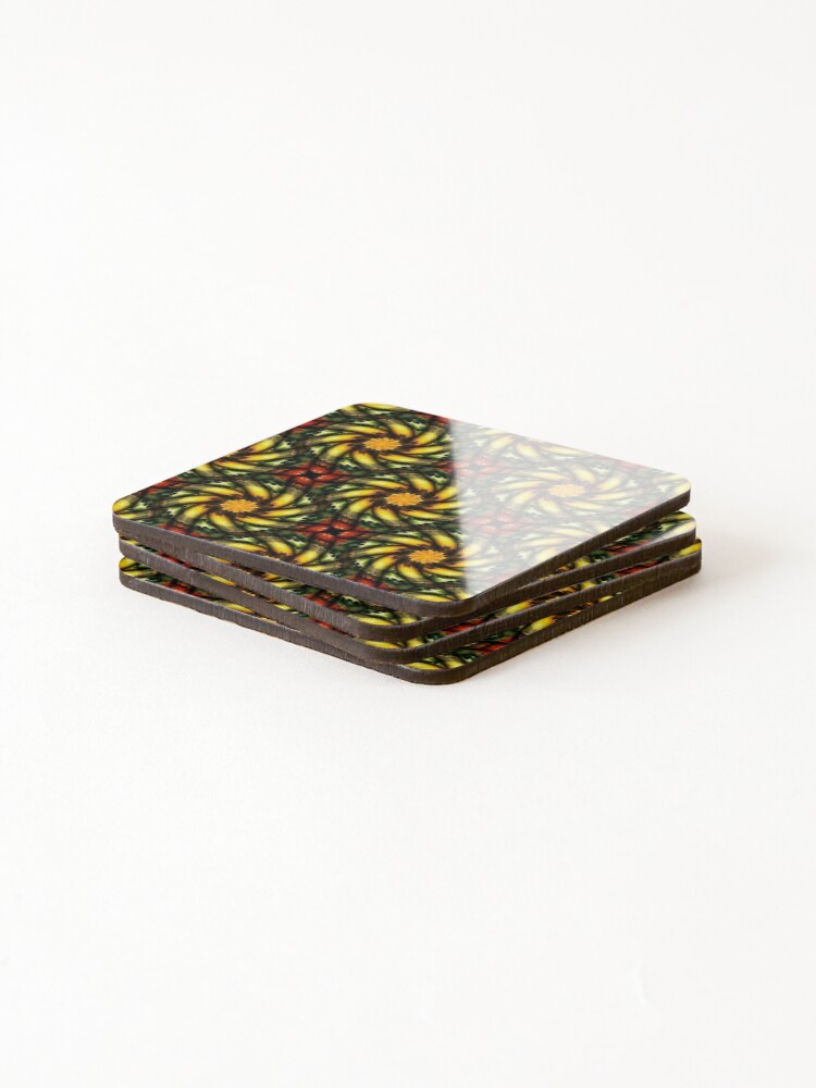 Thumbnail 4 of 5, Coasters (Set of 4), Revolver (pattern) designed and sold by Yampimon.