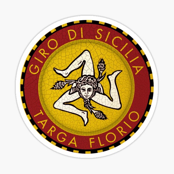 Targa Florio Vintage Car Race Sticker