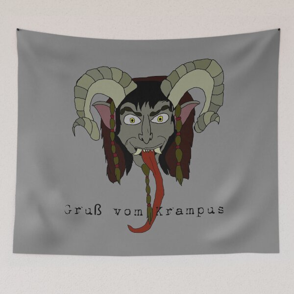 Item preview, Gruß vom Krampus (with text) designed and sold by MelissaLeman.