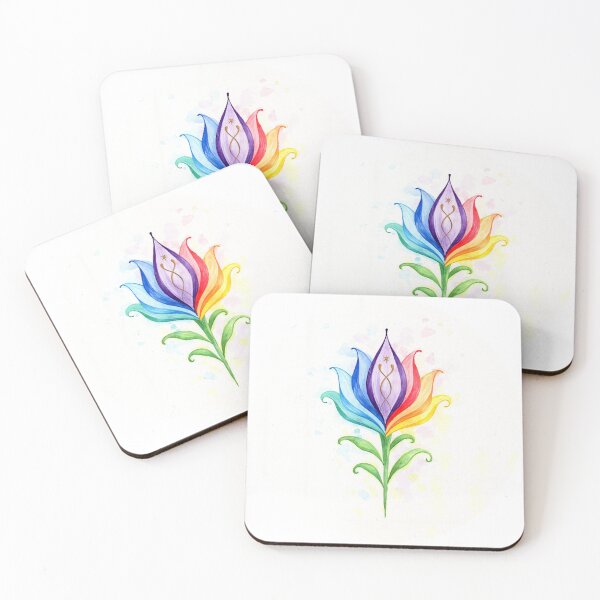 Item preview, Lotus Flower 7 Colors Chakras  designed and sold by MandalaSoul.