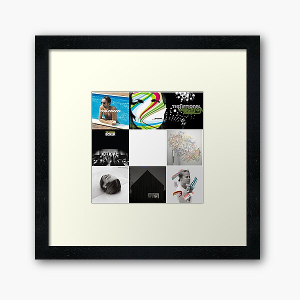 The National - All Albums Framed Art Print