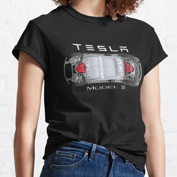 tesla model 3 t shirt