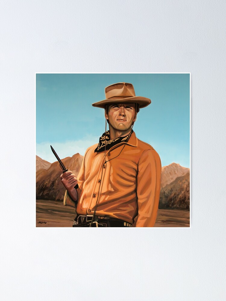 Home Decor Posters Prints New Pale Rider Clint Eastwood Original 1985 80s Film Movie Print Premium Poster Home Garden