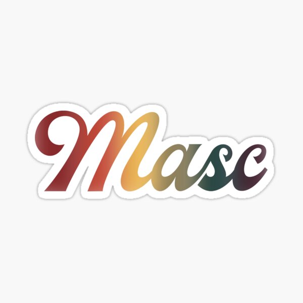 Label Me Masc Sticker