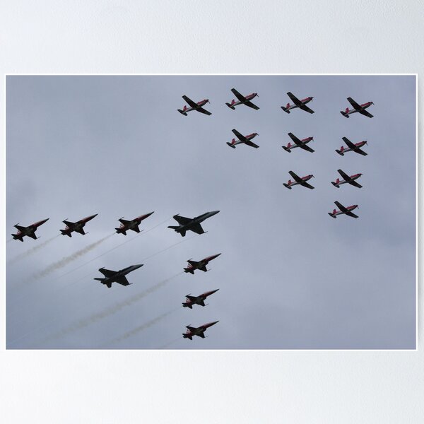 Item preview, Formation with 18 airplanes designed and sold by Frederic Chastagnol.