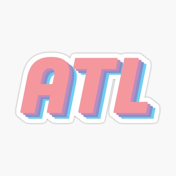 Atl Stickers Redbubble - hello brooklyn lyric atl roblox